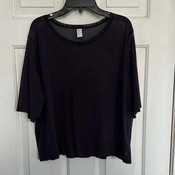 Athleta grey shear top size large - Picture 1 of 4